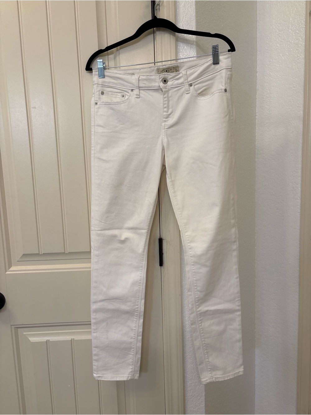 Lucky Brand Lolita Skinny White Jeans Women’s Size 6/28 Mid‎ Rise Stretch Denim